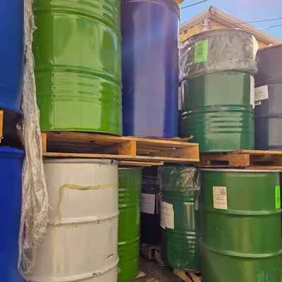Sorted recycling materials ready for processing