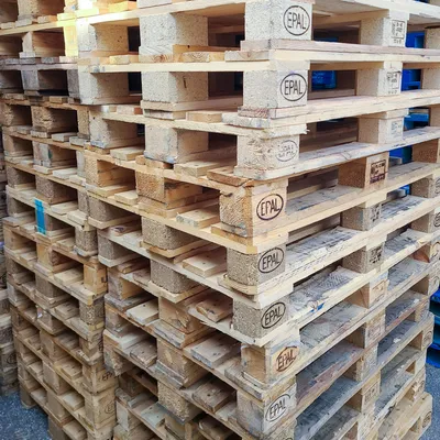 EPAL certified pallet marking close-up