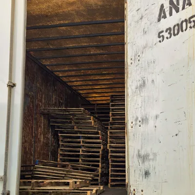ANA branded truck at the yard