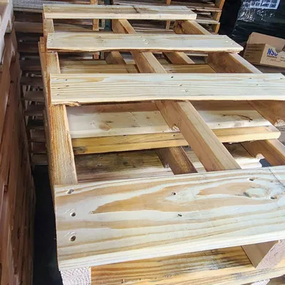 Pallet loading operations in progress