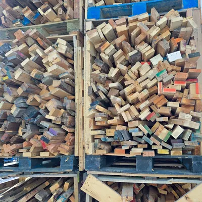 Clean stacked pallets ready for sale